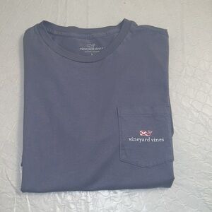 Vineyard Vines lavender gray logo short sleeve t-shirt L